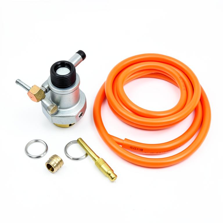 Registro + Mangueira para Gás